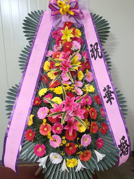 더베르지 지역 지자체장 및 의회에서 보내주신 고품격 축하화환