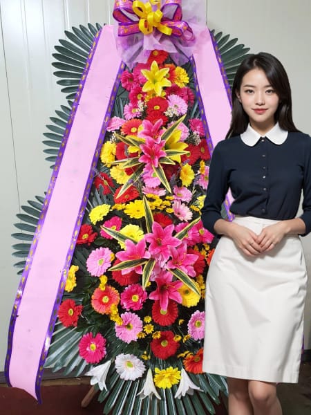 더베르지 3단화환 기본형