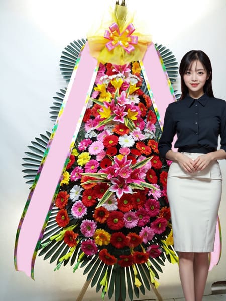 더베르지 3단화환 고급형